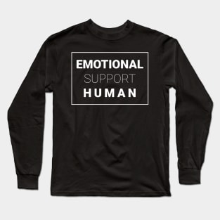 Emotional support human Long Sleeve T-Shirt